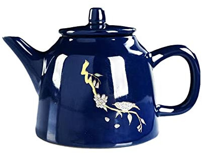 SUNMME Tetera de cerámica de 260 ml, de Porcelana Azul, para hervidor de Arcilla Yixing, Juego de té Chino y Samovar de café.