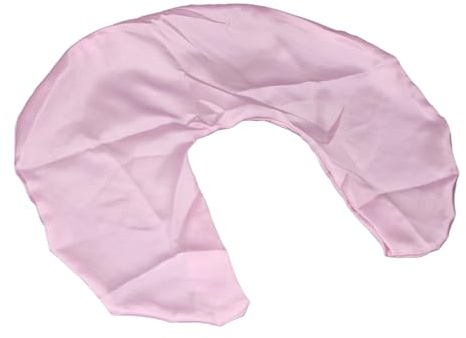 Srliya Fodera per Cuscino da Allattamento in Morbido Raso, Fodera Lavabile per Allattamento Al Seno, Delicata Sulla Pelle (Rosa)