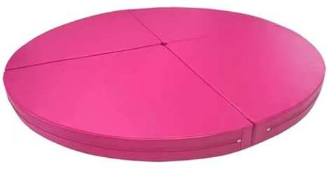Estera de choque de pole dance Cojín de baile aéreo, protector de espuma suave, plegable, impermeable, de poliestireno, for el hogar.(Pink,120x5cm)