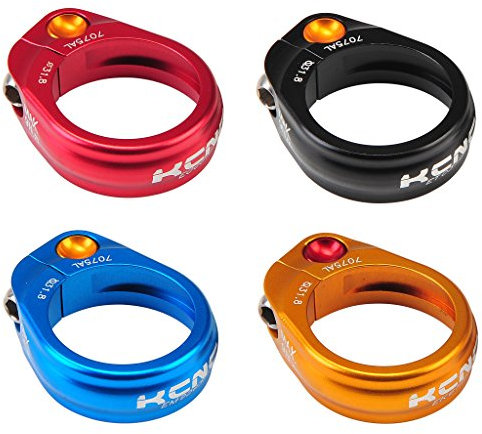 Sattelklemme KCNC PRO 31,8 mm Farbe Rot