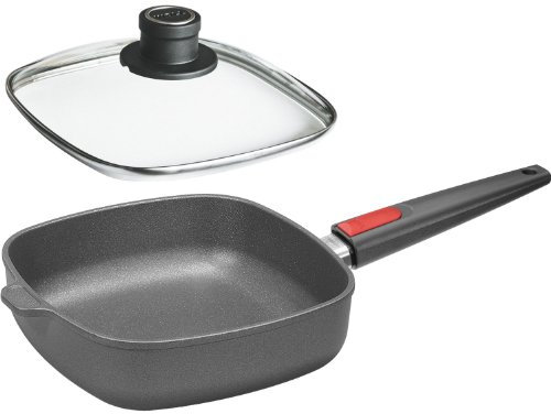 Woll Viereckpfanne m. Glasdeckel Größe 28 x 28 cm