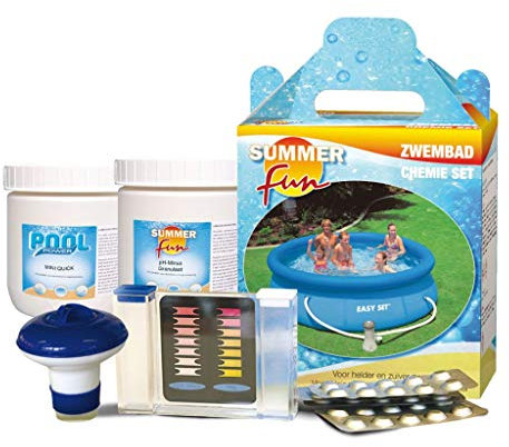 Summer Fun Kit Prodotti Chimici per Pulizia e Manutenzione Piscine da Giardino