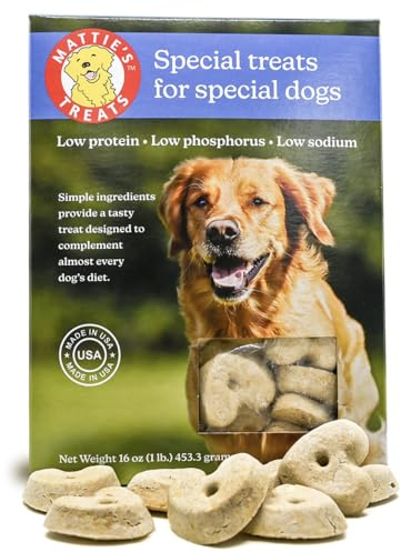 Mattie’s Treats Dog Treats 16oz Low Protein Phosphorus Sodium