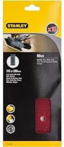 STANLEY 5288422 Feuille Ponceuse 10pièce (s) Accessoire pour ponceuse – Accessoires pour abrasif (10 pièce (s))