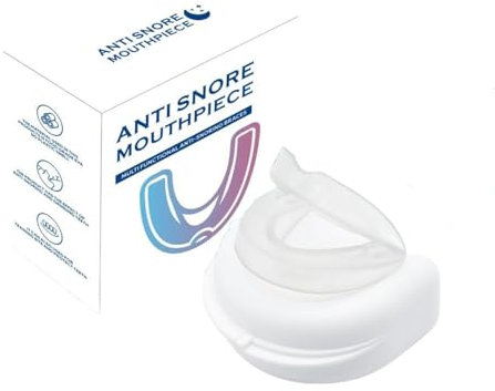 XFSRG Gouttiere Dentaire Protège-dents Réglable Kit Anti Ronflement Orthèse Anti Ronflement Anti-grincement de Dents Nocturne Pour Un Sommeil Plus Confortable et Reposant(Transparent)