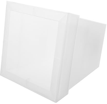 Toddmomy Vaso Luminoso Da Giardino Quadrato Bianco Fioriera Decorativa Solare in Plastica Con Luce Automatica Notturna Vaso Esterno Con Energia Solare Per Decorazione Giardino