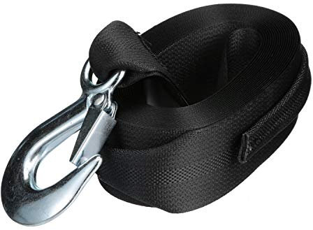 Seachoice Boat Trailer Winch Strap, Tail End, 20 Ft.