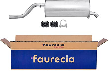 HELLA 8LD 366 030-741 Endschalldämpfer - Easy2Fit® Kit - hinten - einteilig - Set mit Anbauteilen - für u.a. OPEL CORSA D