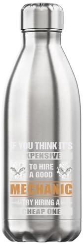 Se pensi che sia costoso assumere un buon meccanico, prova ad assumere una bottiglia termica a basso costo con teschio a pistone isolante sottovuoto argento