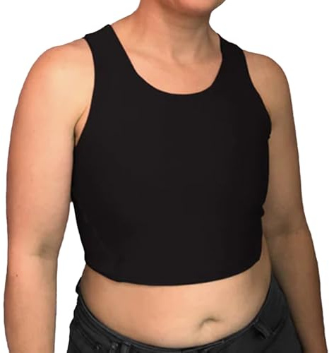 Wonababi Ceinture de natation, ceinture de poitrine transgenre à enfiler, haut de maillot de bain pour FTM et queer