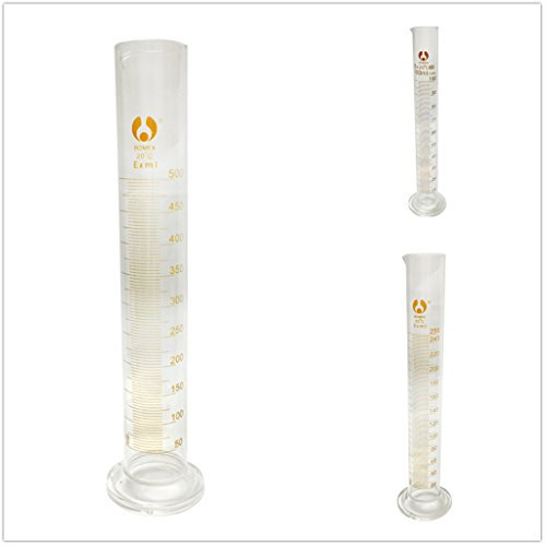 Set of 1 Glass Graduated Scientific Laboratory Meter