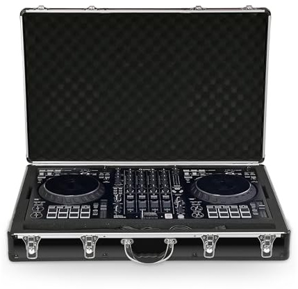 Analog Cases Maleta Unison para Pioneer DJ DDJ-FLX10, Maleta de Transporte para Equipos de DJ (protección a Medida, Maleta rígida con asa ergonómica, Maleta de Aluminio Resistente)