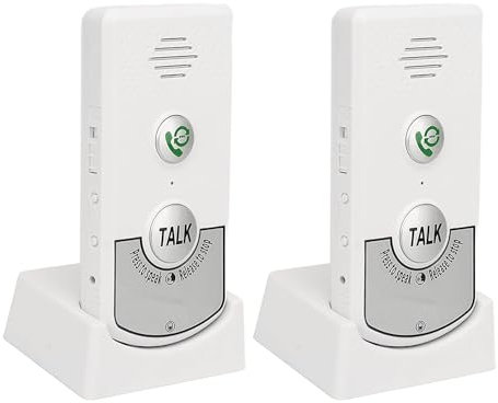 Lotvic Interfono Vocale Bidirezionale, Campanelli Per Interfono, Citofono Vocale a 2 Vie, per la Casa Intercomunicatore Impermeabile Citofono Vocale Senza Fili, Lunga Distanza di