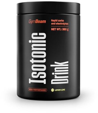 GymBeam Isotonic Drink in Polvere - Con Elettroliti, Vitamine B6/C, BCAA e Glutammina - Energia Immediata e Idratazione - Supporto Muscolare e Riduzione Stanchezza (Lemon-Lime)