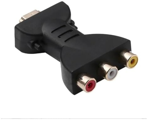 ERYTRJF Adaptador convertidor RCA AV a HDMI 1080P para HDTV Box Composite