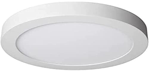 Barcelona Led - Downlight led Panel Superficie LED Circular Redonda 18W 100lm, Plafon led Redondo Para techo y Pared luz led techo Blanco Frío 6000K Angulo 120 IP40 OPAL Aluminio 225 * 40Hmm
