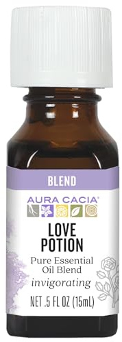 Aura Cacia Love Potion, Essential Solutions, 1/2 fl. oz. Bottle 0.50 Ounces