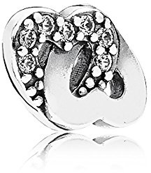 Pandora 792164CZ Médaillon en Forme de cœur entrelacé