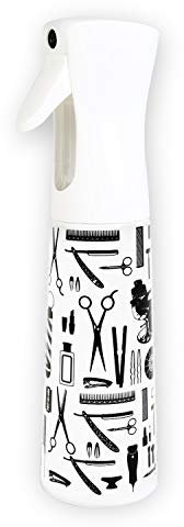 STUDIO LIMITED Hair Spray Bottle 10 oz, Continous Water Mister Spray Bottle, Refillable Fine Mist for Hair Styling, Gardening, Cleaning (Salon)