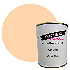 Peinture radiateur à base de laque acrylique aspect velours-satin Aqua Radia - 750 ml / 7.5m², Beige Nude