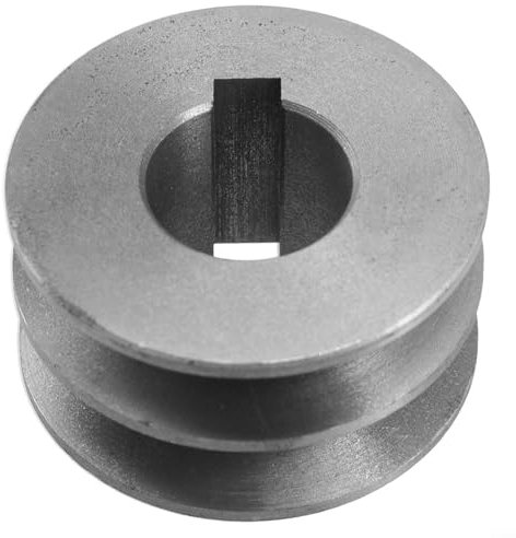 Keilriemenscheibe, Gusseisen-V-Riemenscheibe, A-Typ-Doppelschlitz-Design für Motor, Elektrowerkzeug-Zubehör (50 x 31 x 19 mm)