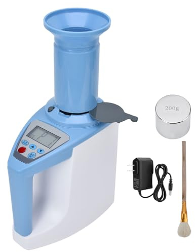 Misuratore di Umidità per Cereali Intelligente, Analizzatore Digitale Umidità per Cereali Ad Precisione,Misuratore Umidità per Cereali per Riso,Mais,Frumento,Colza, per 24 Tipi Cerea(EU)