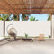 Ailgely Doppel Seitenmarkise 220 x 1000 cm, Alu-Ausziehbar Seitenmarkise, Sichtschutz für Balkon und Garten, Senkrechtmarkise außen Blickdicht für Balkon, Terrasse, Garte Creme