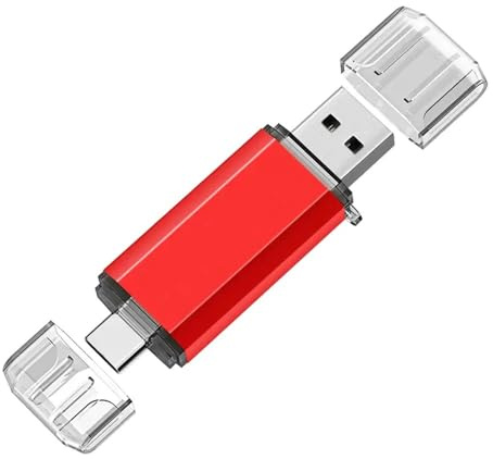 Yaxiny Memoria USB C, unidad flash USB C de 32 GB, unidad USB 3.0 de alta velocidad tipo C Dual OTG Pen Drive para TV, coche, smartphones, PC, portátil, Chromebook, MacBook Pro