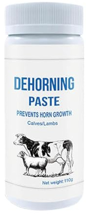 Pâte D'écornage - Vermifuge Pour Chevaux | Pâte Vermifuge Pour Chevaux | Outil D'écornage Naturel Pour Bovins | Produits De Toilettage Et De Soins, Sûrs Et Efficaces Pour Les Moutons Et Autres Animaux
