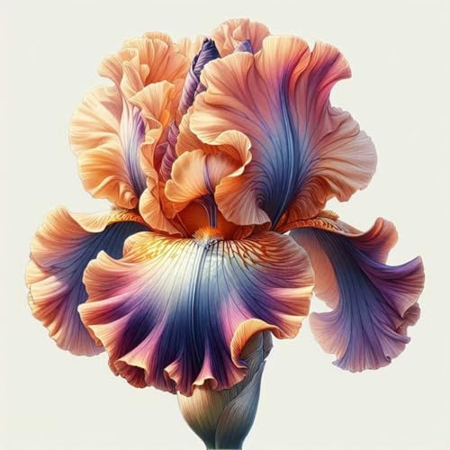 Raro Iris bulbi,Piante perenni,Hosta pianta vera,resistenti al freddo,Tagliare,Facile da curare(non artificiali)-8 bulbi-J