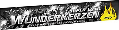 FKW Keller Wunderkerzen 30cm, Party, 300 Stück, Unparfümiert, Weiß