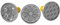 Nordic Ware Cookie 01265 Fournitures de pâtisserie en fonte d'aluminium - Biscuits décorés avec motif d'agrumes - Tampons de qualité supérieure fabriqués aux États-Unis - Couleur : argenté, gris/jaune
