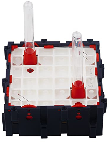 Anthouse.es - Hormigueros Modulares 3D - Modelo QBIK Quadra - Terrario Ampliable para Colonias de Hormigas - Hormiguero con Galerías Pequeñas - Hormiguero 3D con Sala de Forrajeo - 12,78x12,78x5 cm