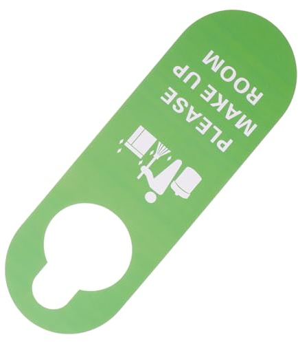 FUNOMOCYA Do Not Disturb Dörrhängare Med Dubbel Sidan Skylt För Hotell Och Kontor Sturdy Material Tydligt Budskap För Integritet Och Knacka Före Inträde
