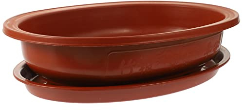 HANABASS Pot De Fleurs Plastique pour Bonsaïs Contenant De Plantation pour Plantes Grand Pot De Jardinage Intérieur Et Extérieur