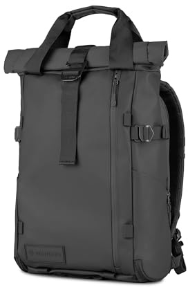 WANDRD PRVKE V4 Sac à dos étanche pour voyage et appareil photo – Sac de transport quotidien, accès rapide et expansion, Noir , 41L, Sac uniquement