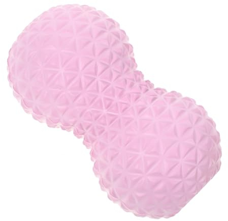 TEHAUX Balle de Massage en Eva Rose pour Pied et Cou, Raideurs, pour Massage Lombaire et Cervical
