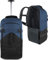 normani Backpacker Reisetaschen-Rucksack mit Trolleyfunktion - Trolley mit Frontloader Funktion und vielen Taschen 60 Liter Farbe Schwarz/Navy