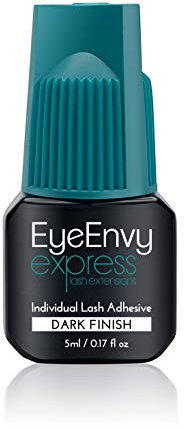 EyeEnvy express lash extensions Individual Lash Adhesive Strong Black Cluster Eyelash Glue Latex Free Waterproof