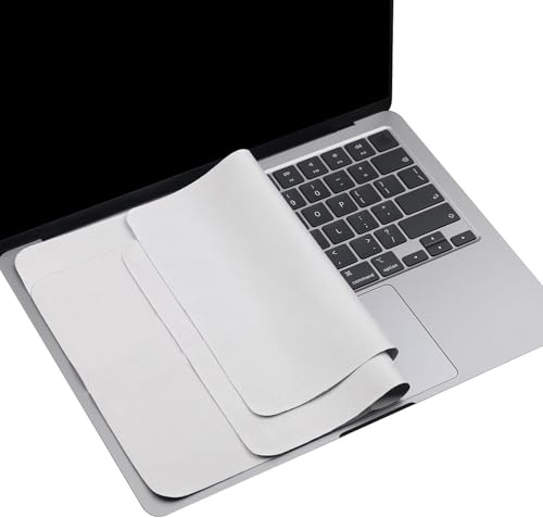 2 Pack Microfiber Liner Cleaning Cloth Screen Keyboard Imprint Protection for MacBook Neo/Pro/AIR 13 14 (2018-2026), Compatible MacBook Neo 13/MacBook Air 13 M4 M3 M2 M1/MacBook Pro 14 (M5- M1)