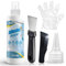 AllisWay Sekundenkleber Entferner, Kleberentferner, Etikettenentferner, Aufkleberentferner, Élimine efficacement les autocollants et les traces de colle sur diverses surfaces, Mit Metallklinge, 250ML