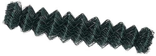 vidaXL Chain Link Fence Green 10 x 1 m Steel, Garden and Terrace, Durable UV-Resistant Materials, Outdoor Fence, Protective Barrier, Commercial Property Boundary