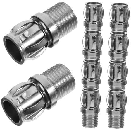 BESTYASH 10 pièces Fixations pour Douille Ampoule Clips Métalliques Filetés Support Robuste pour Lampe Installation Facile et Sécurisée Accessoire Plafonnier