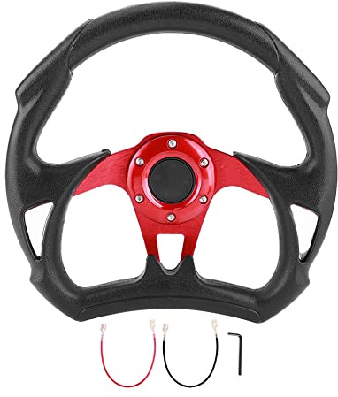 320 mm 12,5 -Zoll Sportlenkrad Langlebige PVC Leder Stylish Auto Modifiziertes Accessoire Universal