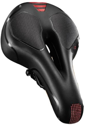 Sella for bici da trekking, impermeabile, comoda, in schiuma di gel, for ciclismo su strada(Trekking)