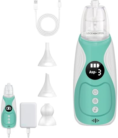 Kinder Nasensauger | Drei Saugstärken | für die Nasenreinigung - Für , Mädchen, Eltern, Pflegekräfte, Zuhause, Reisen, Kita, Schlafzimmer, Tägliche Routine, Schlafenszeit