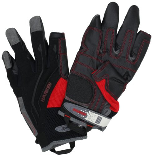 Harken Reflex Sport Herren Full Finger Handschuhe XXL Schwarz