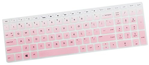 Sharplace Ultra Dünne Silikagel Haut Keyboardschutz Tastatur Abdeckung Schutzfilm Folie für 15,6 BF Tastatur, Klares Rosa