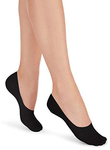 Golden Lady Salvapiede Cotton 6 Paia Calcetines de Estar por casa, Negro (Negro 099a), 39/42 para Mujer