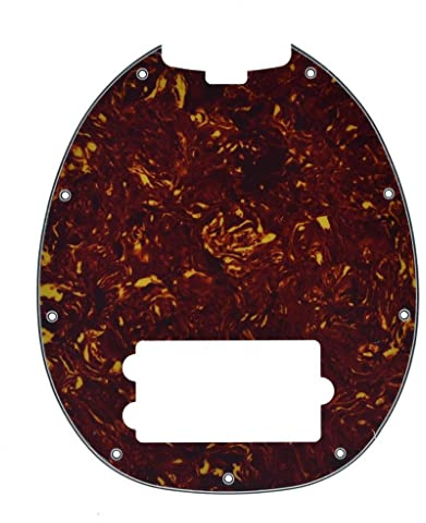 KAISH Bass-Pickguard passend für Musicman, klassische 4-saitige StingRay-Bassmodelle, Vintage-Schildkröte